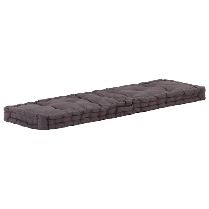 Vidaxl Palettenkissen Anthrazit 120x40x7 cm - Bis zu 32% günstiger im Outlet