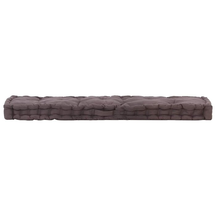 Vidaxl Palettenkissen Anthrazit 120x40x7 cm - Bis zu 32% günstiger im Outlet