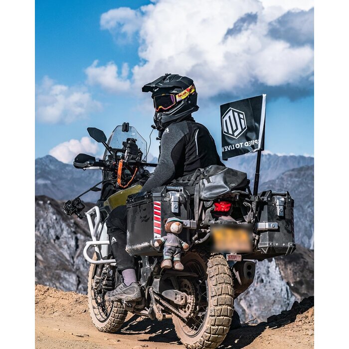 Dual-Sport Adventure-Helm Blau/Weiß - S | Jetzt bis zu 34% Rabatt