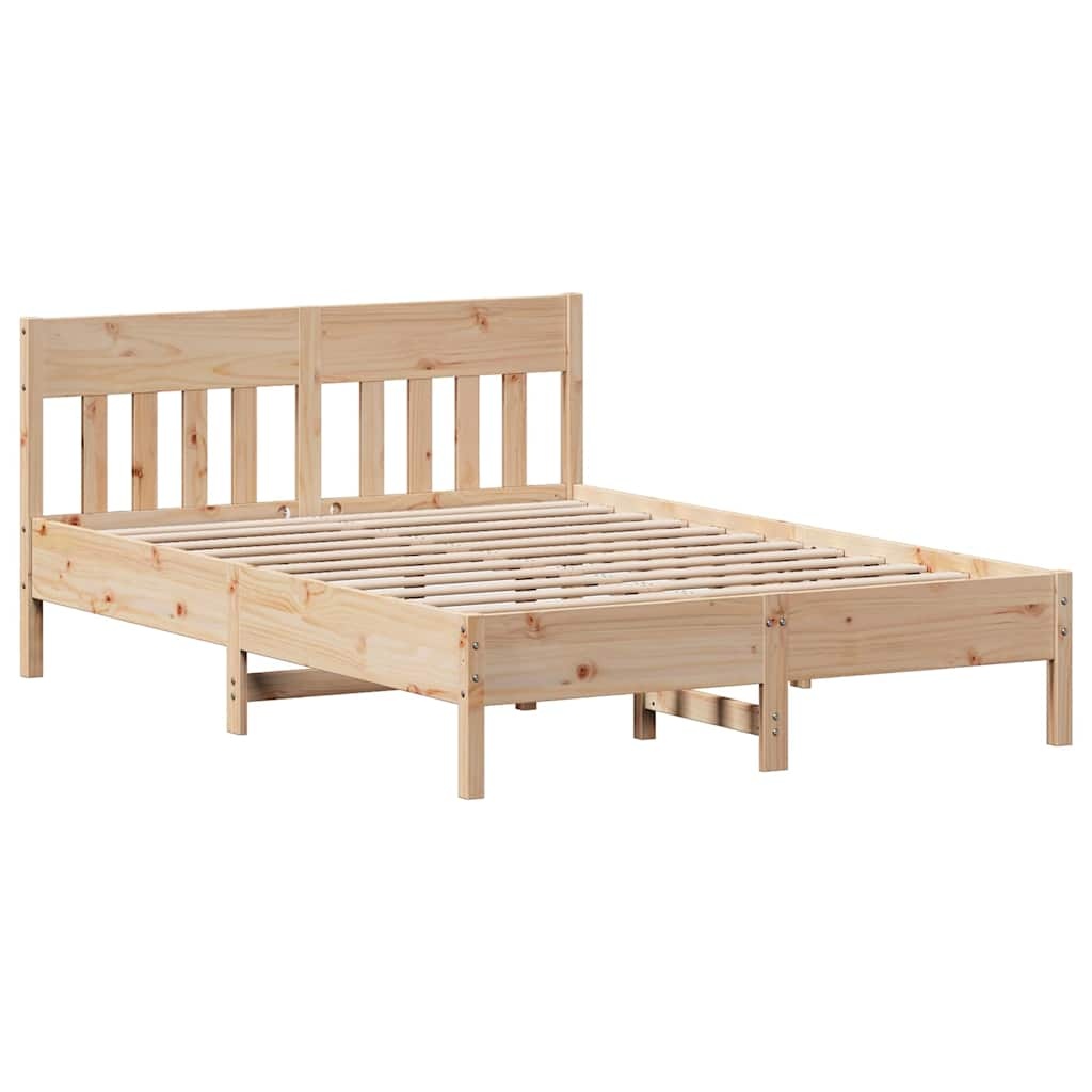 Vidaxl Massivholzbett 120x200 cm aus Kiefer - Jetzt bis zu 35% Rabatt sichern