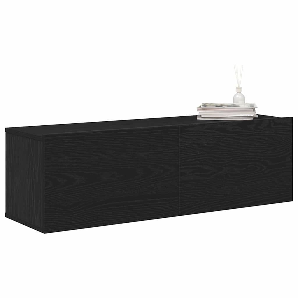 Vidaxl Modernes TV-Schrank Set, 2-teilig, Schwarz - jetzt bis zu 40% sparen