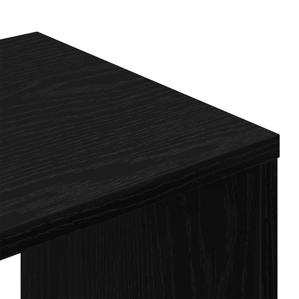 Vidaxl Modernes TV-Schrank Set, 2-teilig, Schwarz - jetzt bis zu 40% sparen