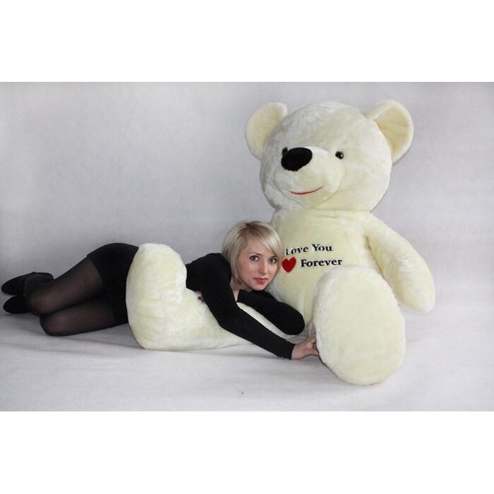 Viking Choice XXL Kuschelbär 170 cm Weiß mit I Love You Stickerei - jetzt bis zu 53% sparen