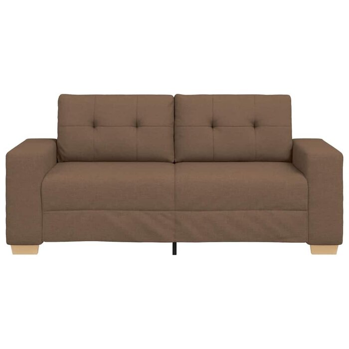 Vidaxl Loveseat Sofa 140 cm in Braun - Komfort-Sofa bis zu 35 % reduziert