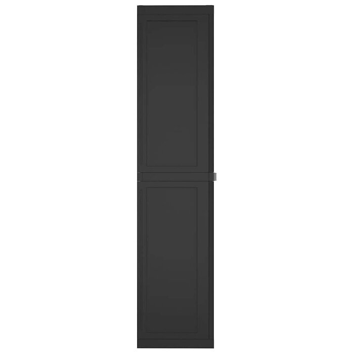 Vidaxl Gartenschrank 65x37x165 cm Schwarz - Ordnungshilfe mit bis zu 35% Rabatt