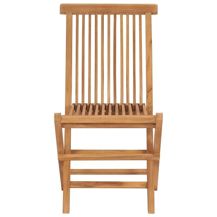 Vidaxl 4er-Set Klappbare Gartenstühle aus Teakholz - Hochwertig & bis zu 35% reduziert