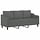 3-Sitzer Sofa 180 cm Stoff Dunkelgrau - Stilvoll & bis zu 35% günstiger