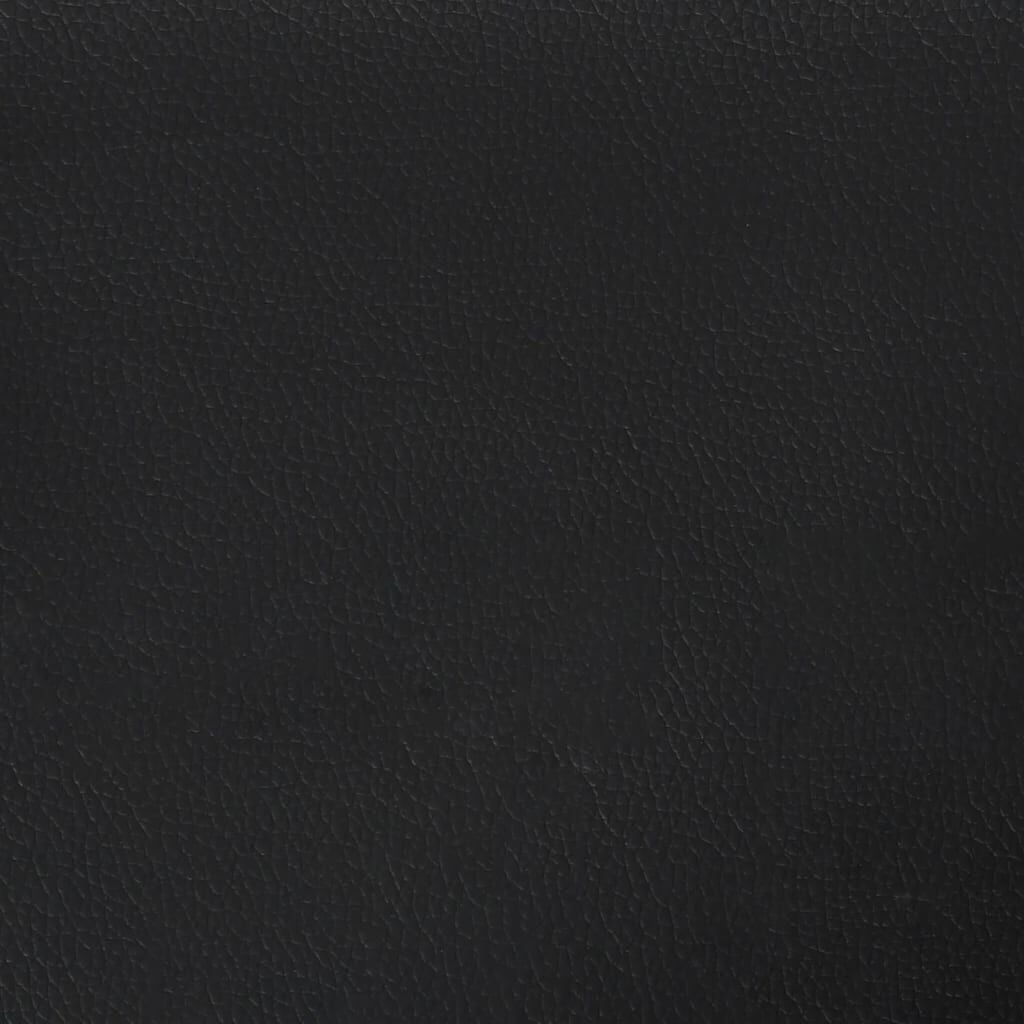 Vidaxl Modernes 3-Sitzer Sofa 180 cm Kunstleder Schwarz - jetzt bis zu 35% reduziert