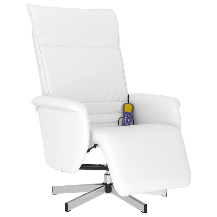 Vidaxl Eleganter Massagesessel in Weiß - Verstellbar & Drehbar - Bis zu 35% Rabatt