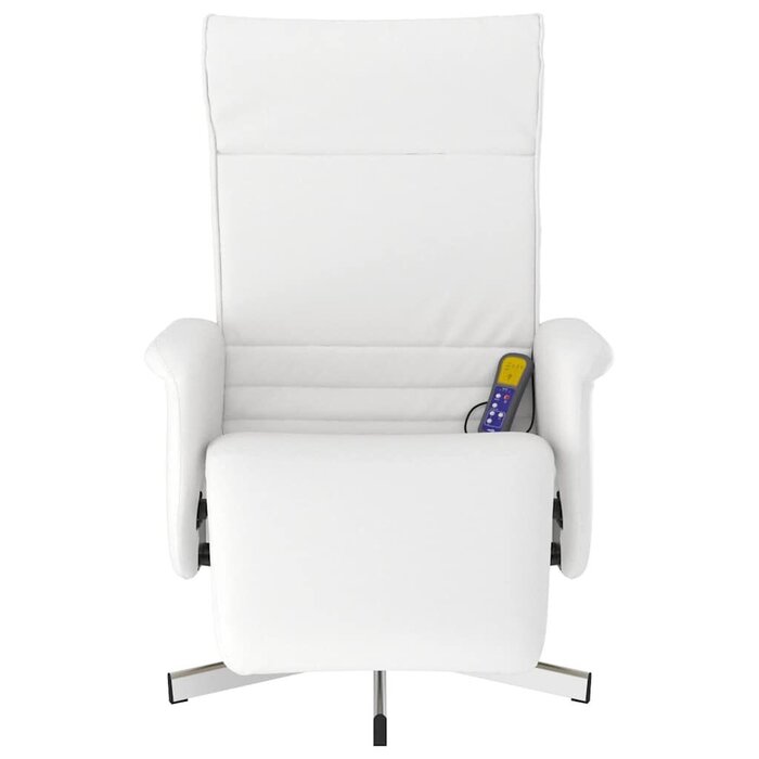 Vidaxl Eleganter Massagesessel in Weiß - Verstellbar & Drehbar - Bis zu 35% Rabatt