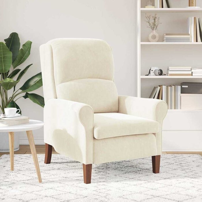Vidaxl Luxuriöser Samt-Sessel in Crème - jetzt bis zu 35 % Rabatt sichern