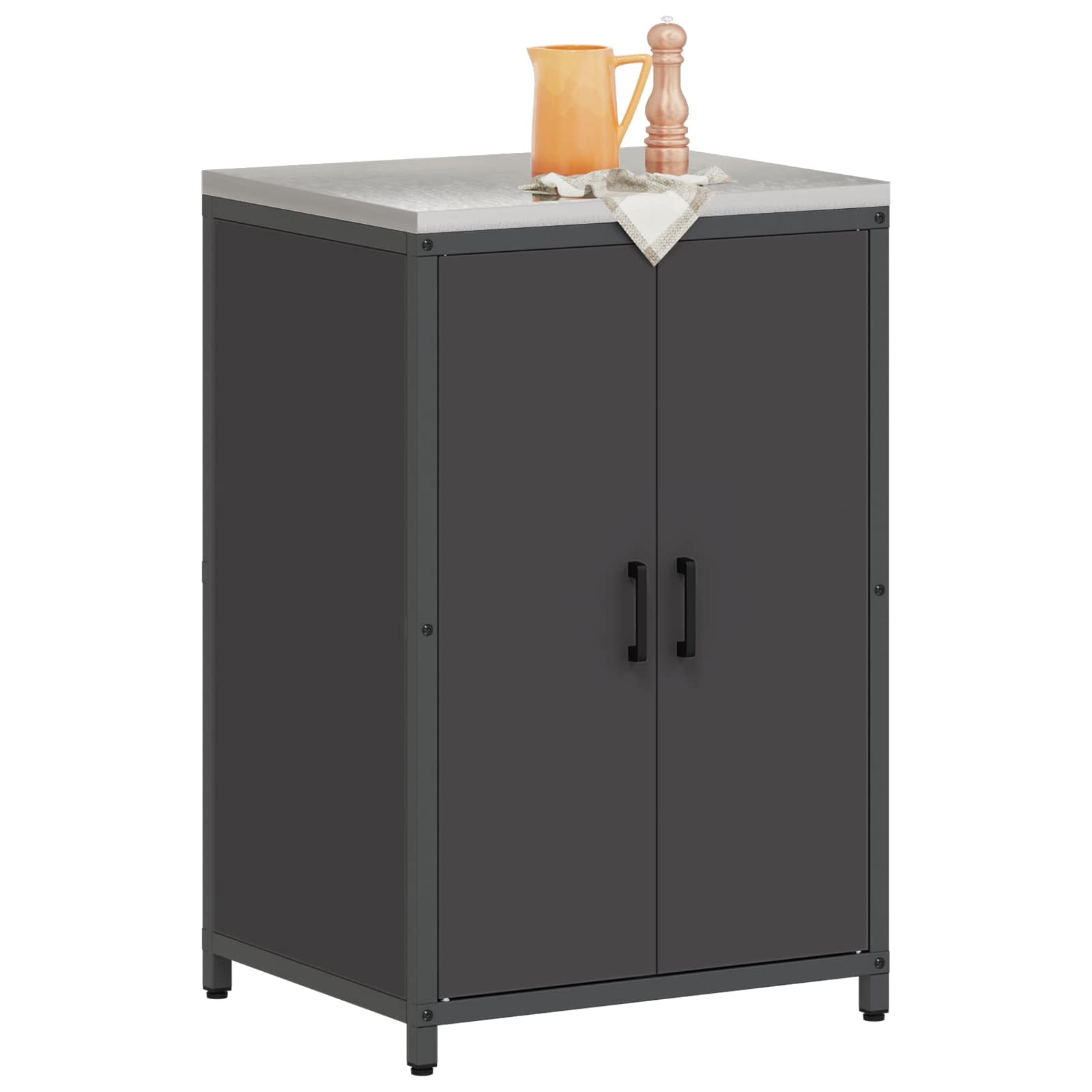 Vidaxl Küchenschrank HATTEM aus Stahl, 60x50x92 cm - Jetzt bis zu 35% Rabatt