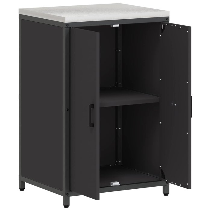 Vidaxl Küchenschrank HATTEM aus Stahl, 60x50x92 cm - Jetzt bis zu 35% Rabatt