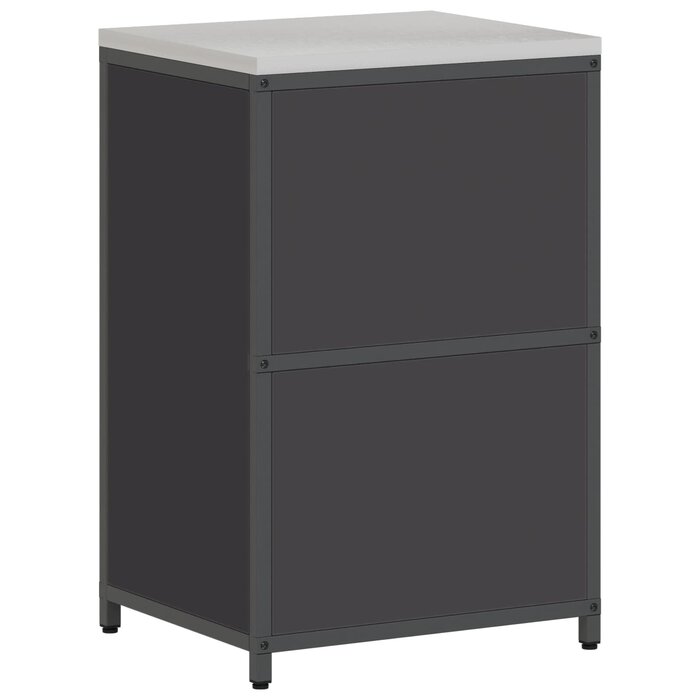 Vidaxl Küchenschrank HATTEM aus Stahl, 60x50x92 cm - Jetzt bis zu 35% Rabatt