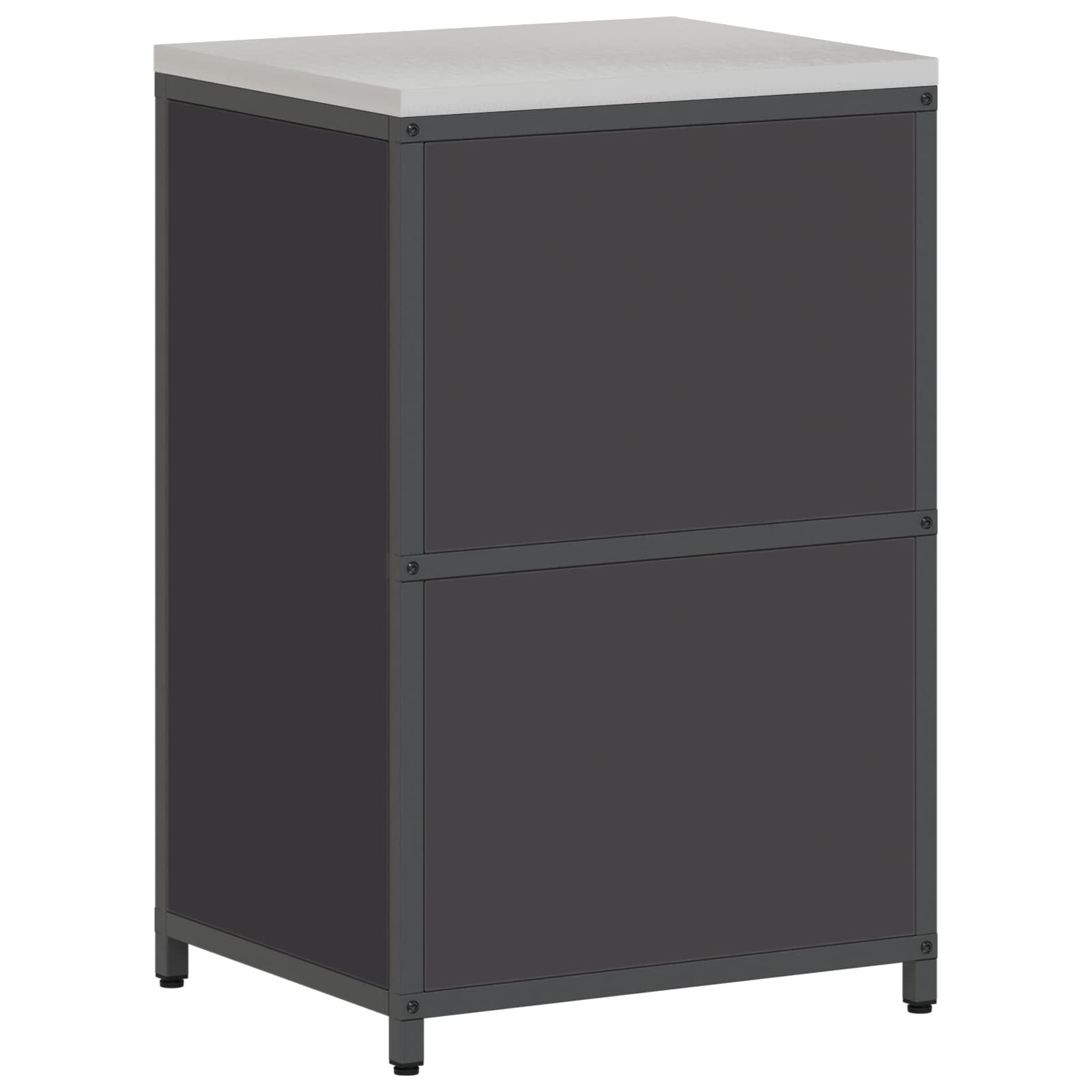 Vidaxl Küchenschrank HATTEM aus Stahl, 60x50x92 cm - Jetzt bis zu 35% Rabatt