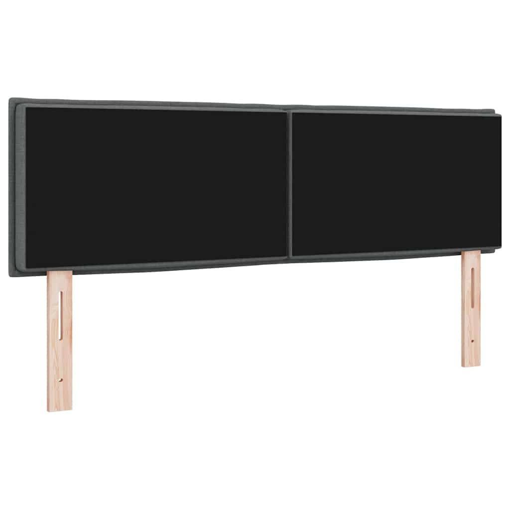 Vidaxl Bettkopfteil 144x88 cm Dunkelgrau - höhenverstellbar - bis zu 33% reduziert