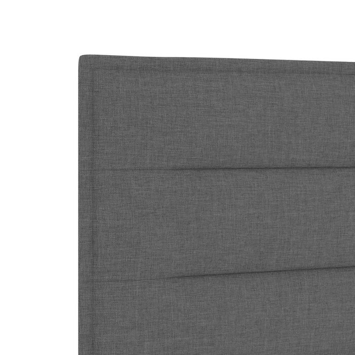 Vidaxl Bettkopfteil 144x88 cm Dunkelgrau - höhenverstellbar - bis zu 33% reduziert