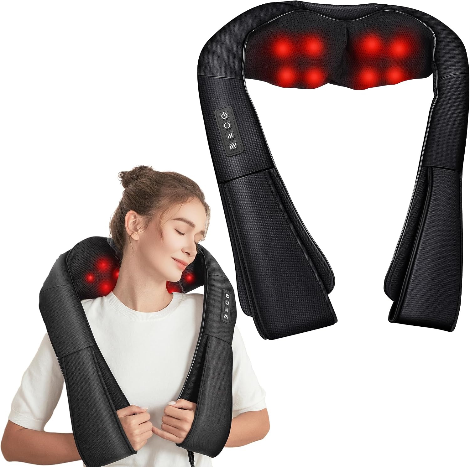 3D-Nackenmassagegerät mit Wärmefunktion - jetzt bis zu 32% günstiger