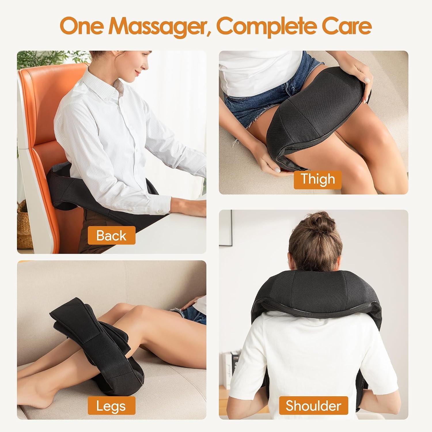 3D-Nackenmassagegerät mit Wärmefunktion - jetzt bis zu 32% günstiger