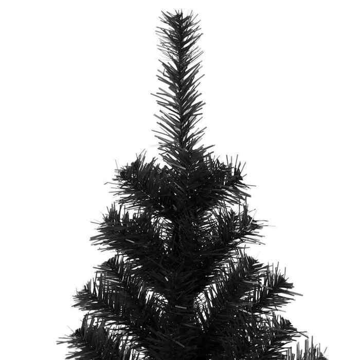 Vidaxl Schwarzer Weihnachtsbaum 210 cm - Bis zu 82 % reduziert - Outlet