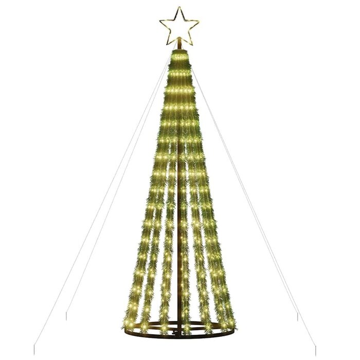 Vidaxl LED-Weihnachtsbaum 180 cm - 275 warmweiße LEDs - bis zu 34% sparen