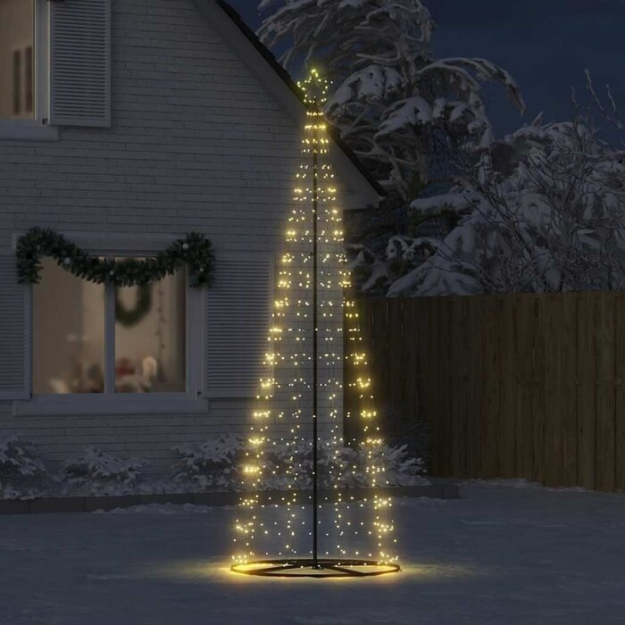 Vidaxl LED-Weihnachtsbaum 304 cm mit Stern - bis zu 79% günstiger
