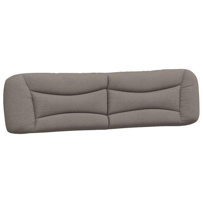 Vidaxl Bett-Kopfkissen 200 cm, Taupe - Jetzt bis zu 81% Rabatt