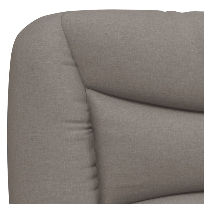 Vidaxl Bett-Kopfkissen 200 cm, Taupe - Jetzt bis zu 81% Rabatt