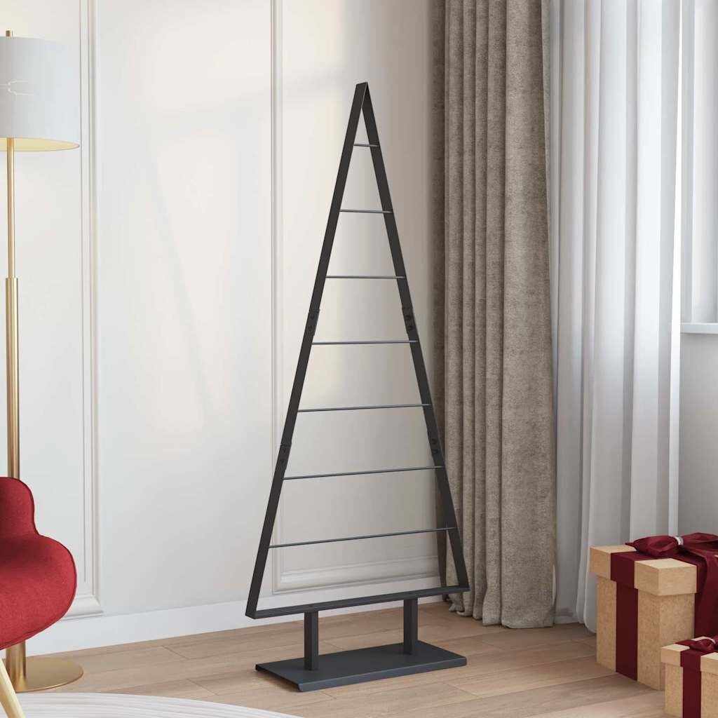 Vidaxl Minimalistischer Weihnachtsbaum Metall, 150 cm, Schwarz - bis zu 77% Rabatt