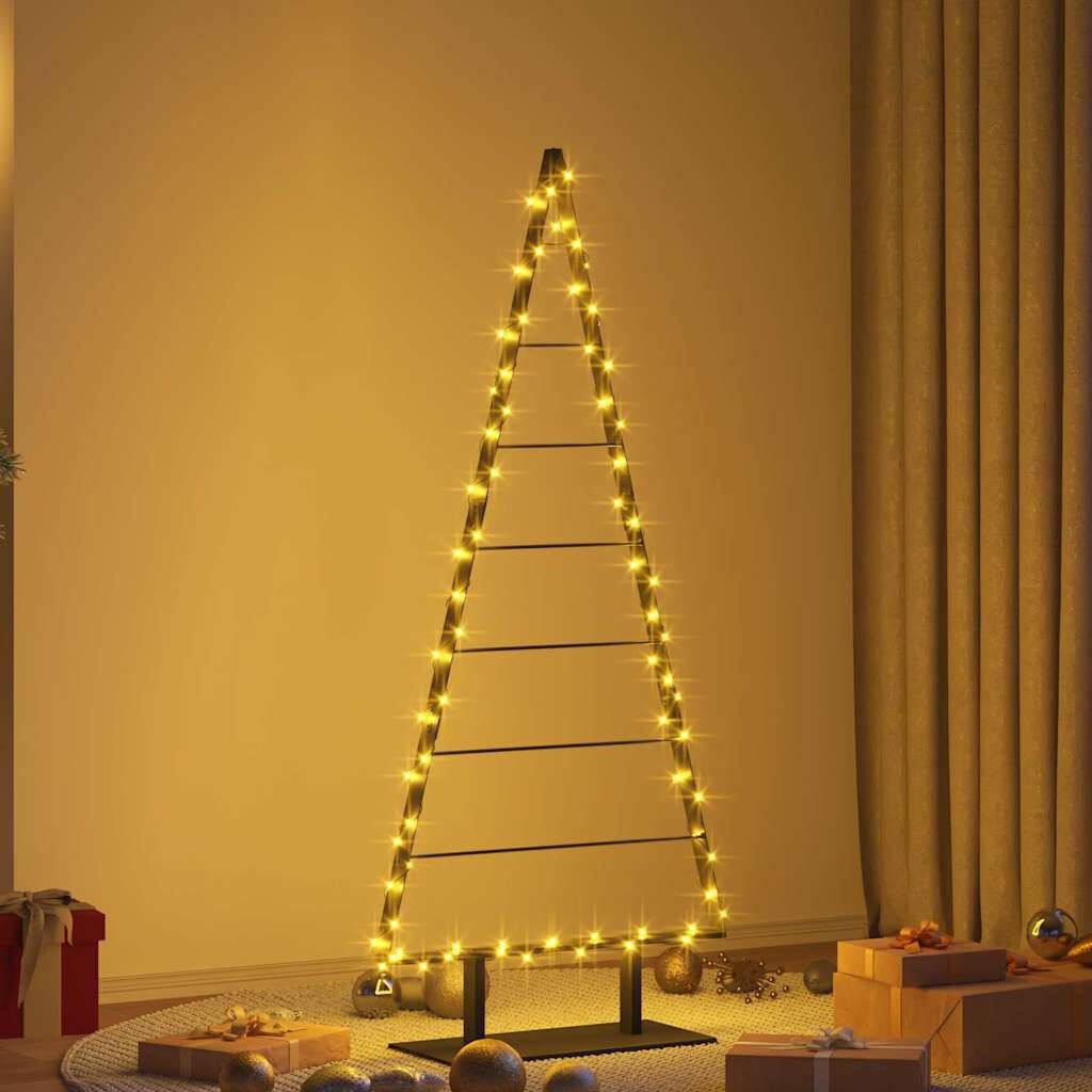 Vidaxl Minimalistischer Weihnachtsbaum Metall, 150 cm, Schwarz - bis zu 77% Rabatt