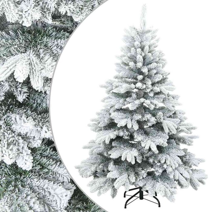 Vidaxl Künstlicher Weihnachtsbaum mit Schnee-Optik, 120 cm - bis zu 79 % Rabatt