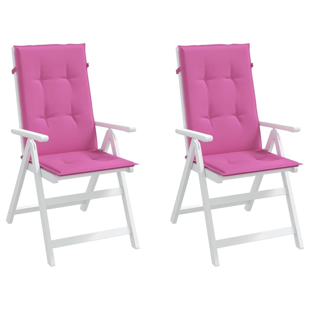 Vidaxl Hochlehner-Auflagen 2er-Set 120x50x3 cm Rosa - bis zu 42% Rabatt