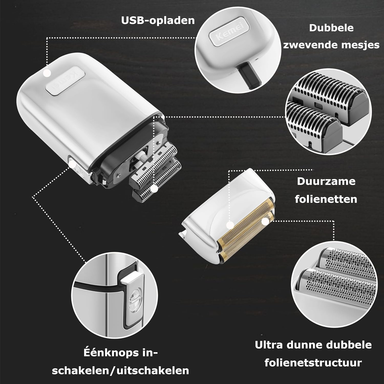 Elektrischer Metall-Folienrasierer - Nass/Trocken - bis zu 33% Rabatt
