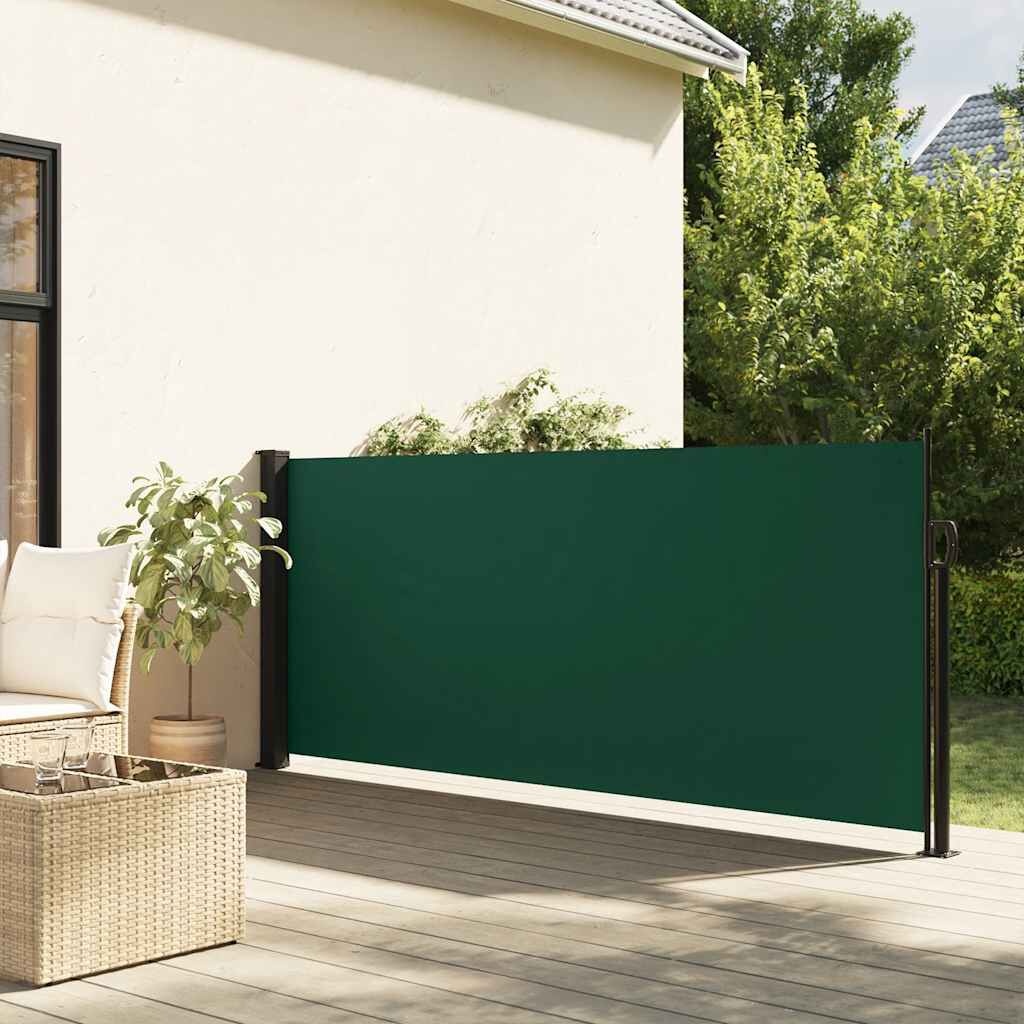 Vidaxl Ausziehbare Seitenmarkise 117x300 cm, Dunkelgrün - bis zu 46% sparen