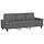 3-Sitzer Sofa 180 cm Dunkelgrau - Jetzt bis zu 35% Rabatt sichern!