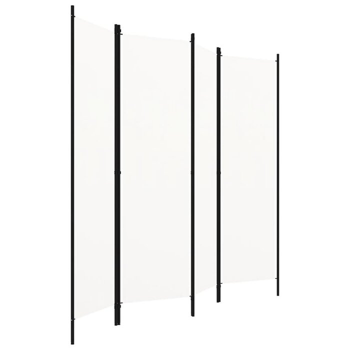 Vidaxl Raumteiler mit 4 Paneelen 200x180 cm Weiß - Outlet bis zu 31% reduziert