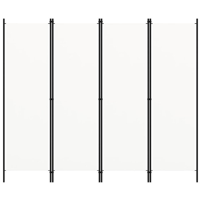 Vidaxl Raumteiler mit 4 Paneelen 200x180 cm Weiß - Outlet bis zu 31% reduziert