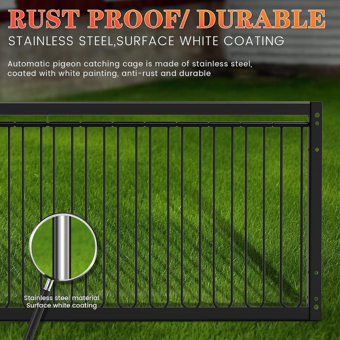Robuster Metall-Taubenkäfig 60 cm für Vögel - Jetzt bis zu 33% sparen