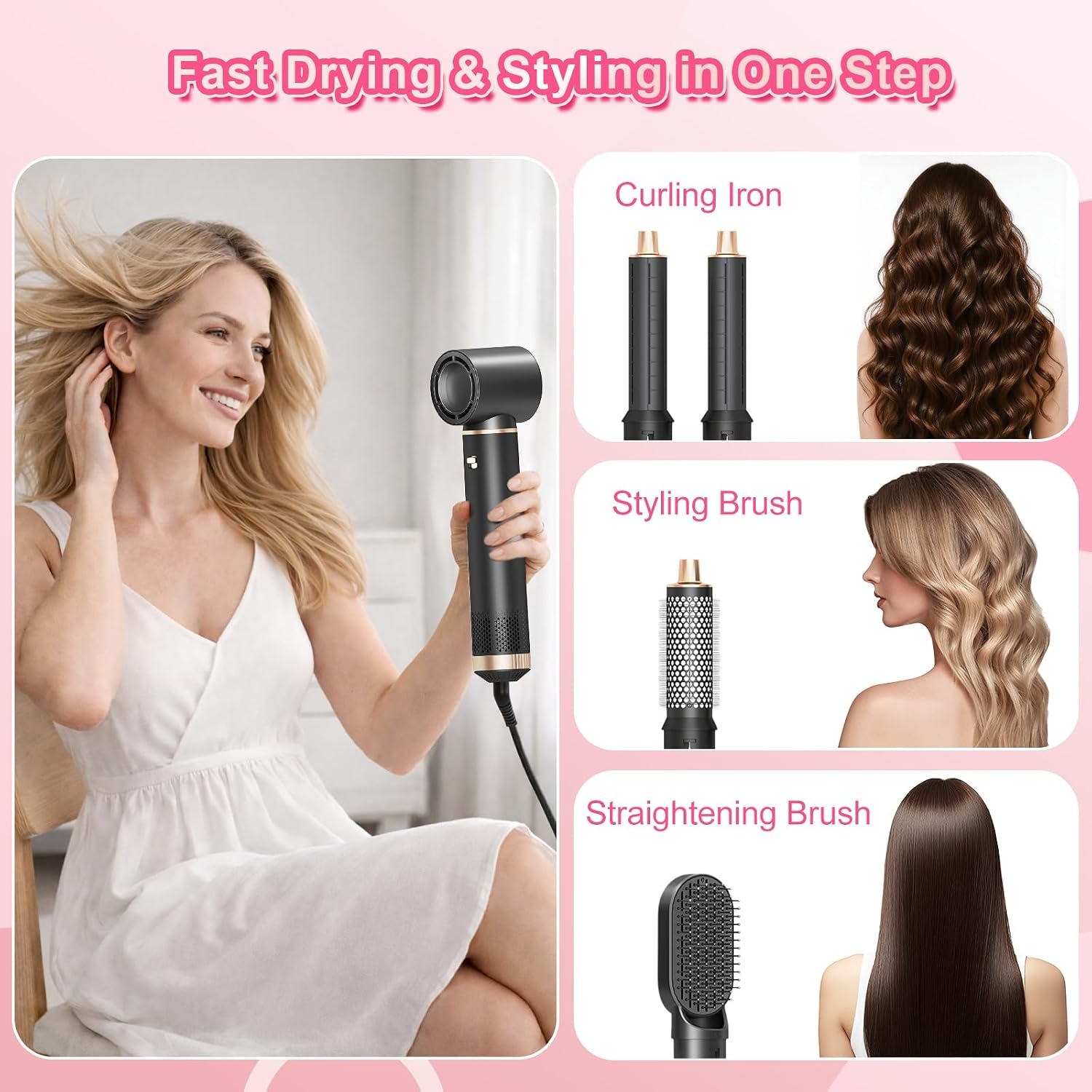 5-in-1 Heißluftbürste Styling-Set - Sparen Sie bis zu 29% im Outlet