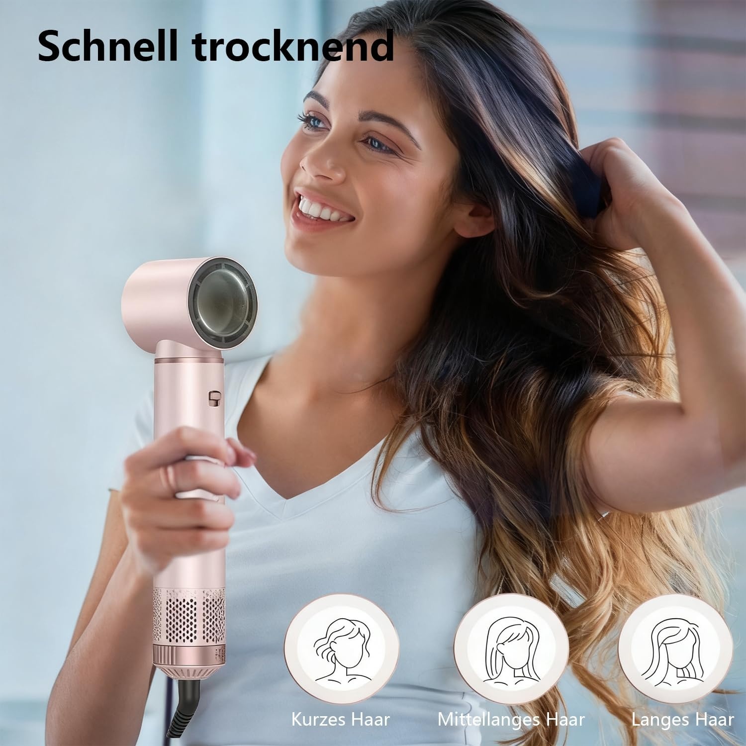5-in-1 Heißluftbürste: Volumen & Locken - Jetzt bis zu 29% Rabatt sparen!