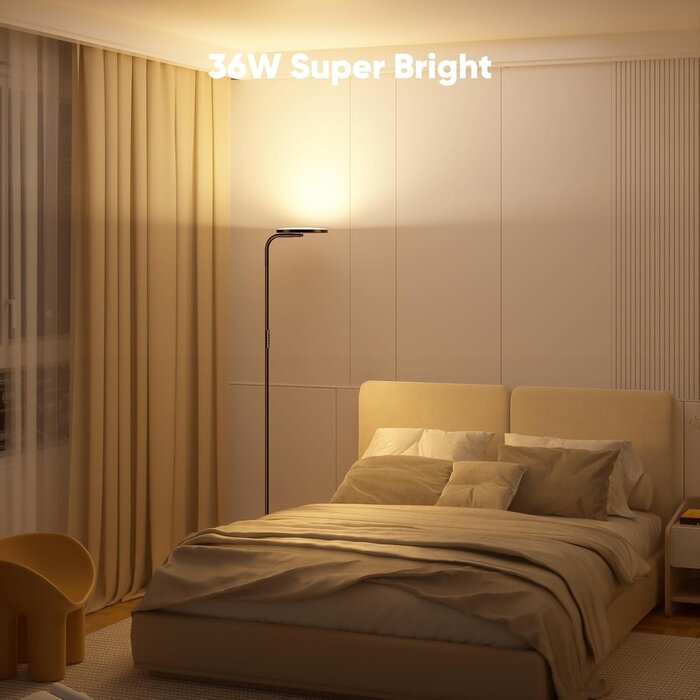 Moderne LED-Stehlampe 175 cm, dimmbar & flexibel - bis zu 34% sparen!
