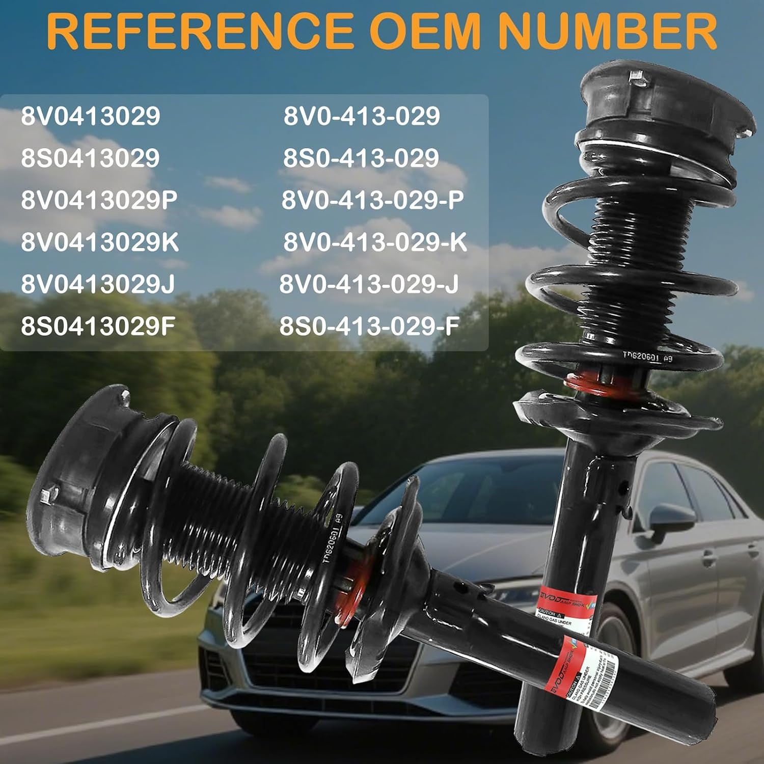 Magnetischer Stoßdämpfer-Satz für Audi A3 S3 RS3 TT - bis zu 34% Rabatt
