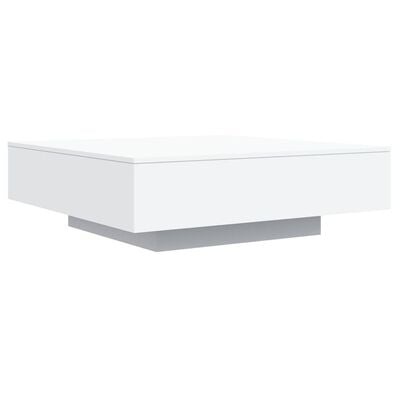 Vidaxl Moderner LED-Couchtisch 100x100 cm in Weiß - jetzt bis zu 46% günstiger