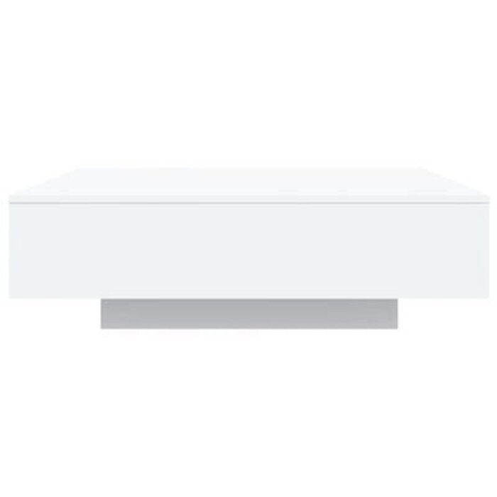 Vidaxl Moderner LED-Couchtisch 100x100 cm in Weiß - jetzt bis zu 46% günstiger