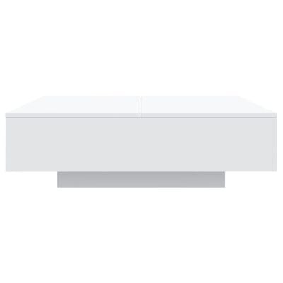 Vidaxl Moderner LED-Couchtisch 100x100 cm in Weiß - jetzt bis zu 46% günstiger