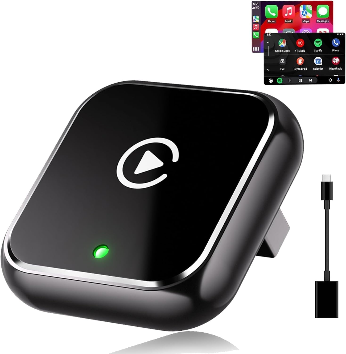 Drahtloser CarPlay & Android Auto Adapter - T-Design, bis zu 27% reduziert