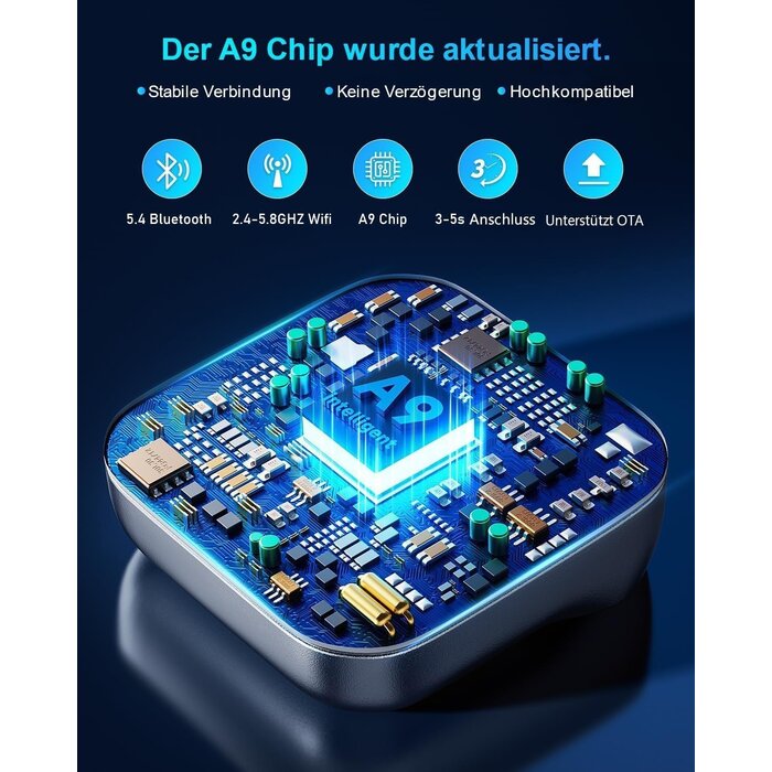 Drahtloser CarPlay & Android Auto Adapter - T-Design, bis zu 27% reduziert