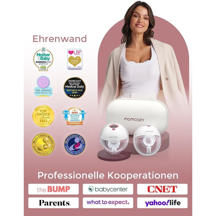 Tragbare elektrische Milchpumpe M5, 2er-Set, 24 mm - bis zu 30% Rabatt