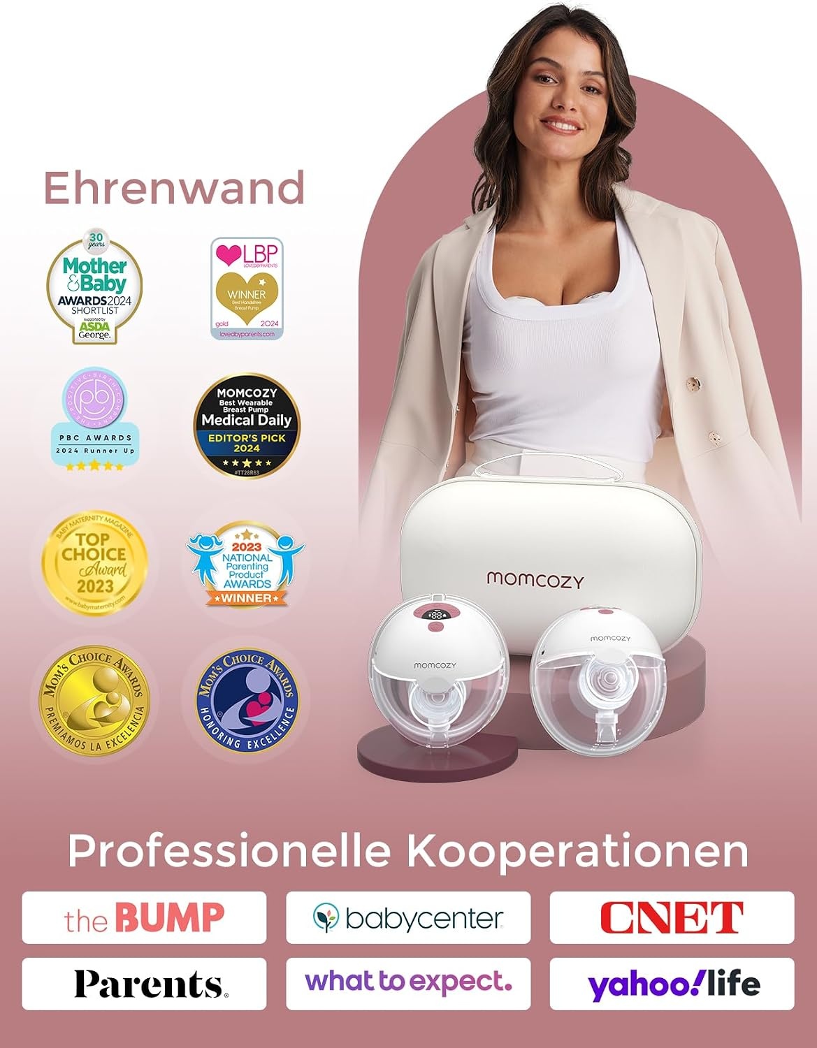 Tragbare elektrische Milchpumpe M5, 2er-Set, 24 mm - bis zu 30% Rabatt
