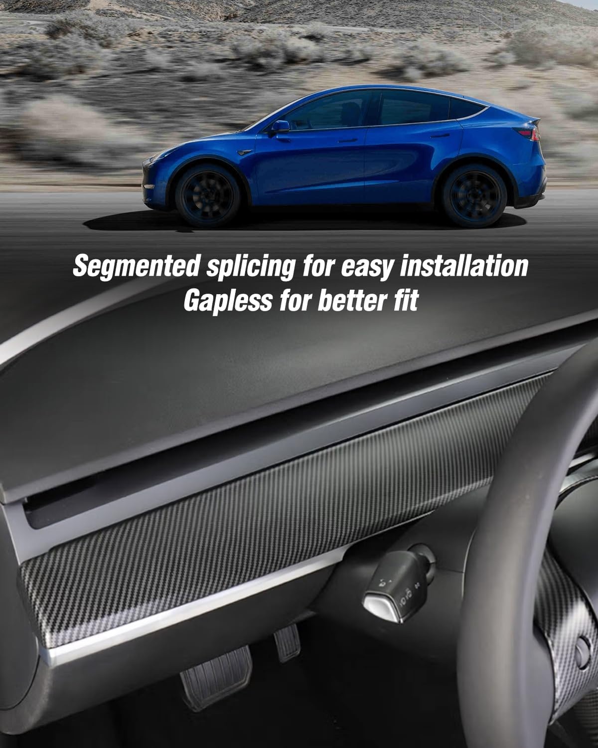 Interieur-Set für Tesla Model 3 & Y - Carbonfaser-Optik - bis zu 34% Rabatt